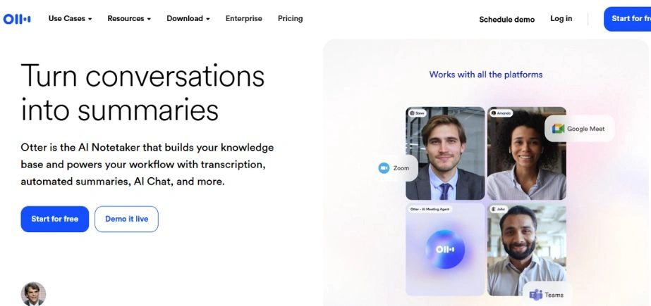 AI Productivity Tools - Otter.ai