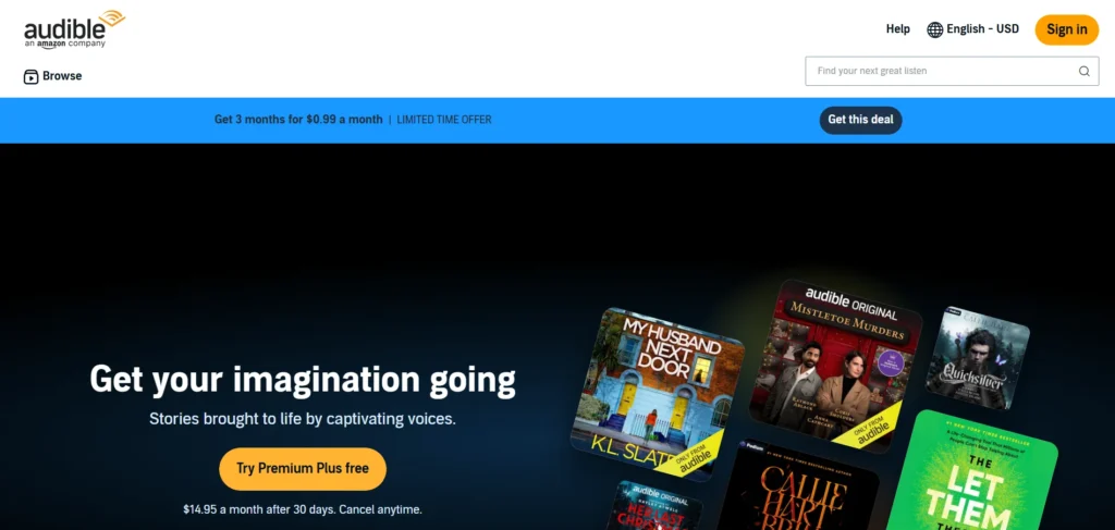 Audiobook App - Audible