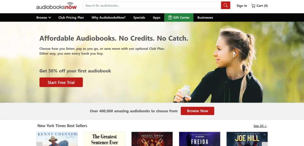 Audiobook App - AudiobooksNow