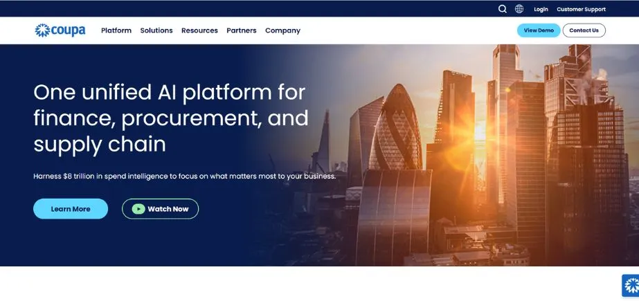 Coupa - Treasury Management Software