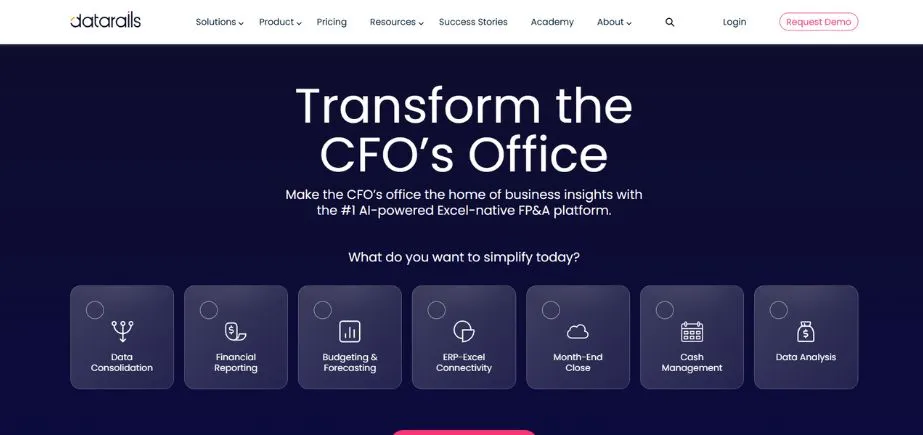 Datarails - Financial Statement Analysis Tools