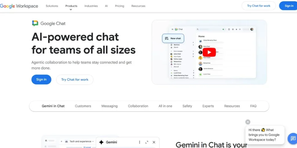 Google Chat - WhatsApp Alternatives
