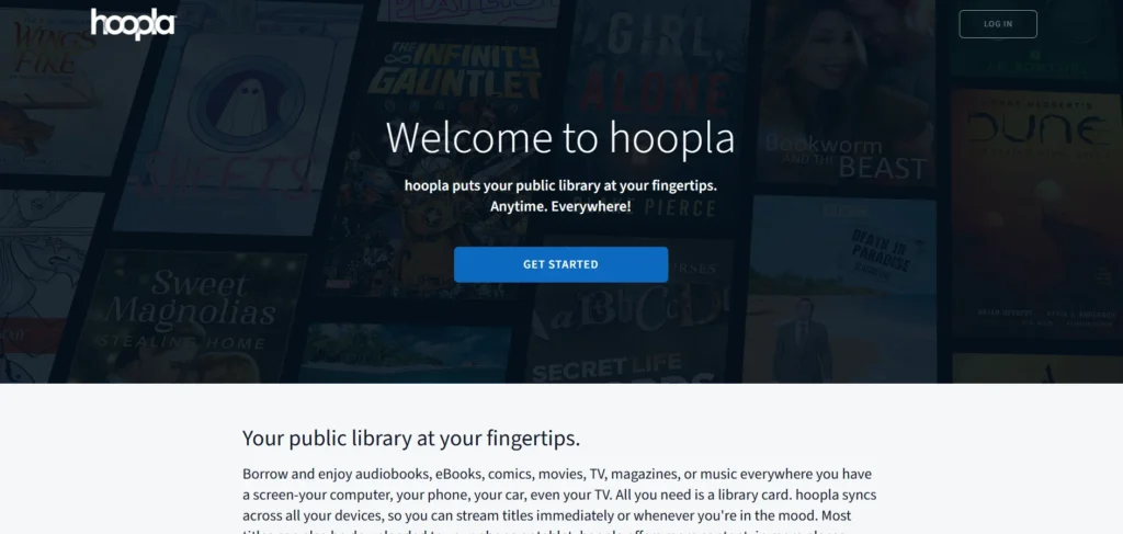 Audiobook App - Hoopla Digital