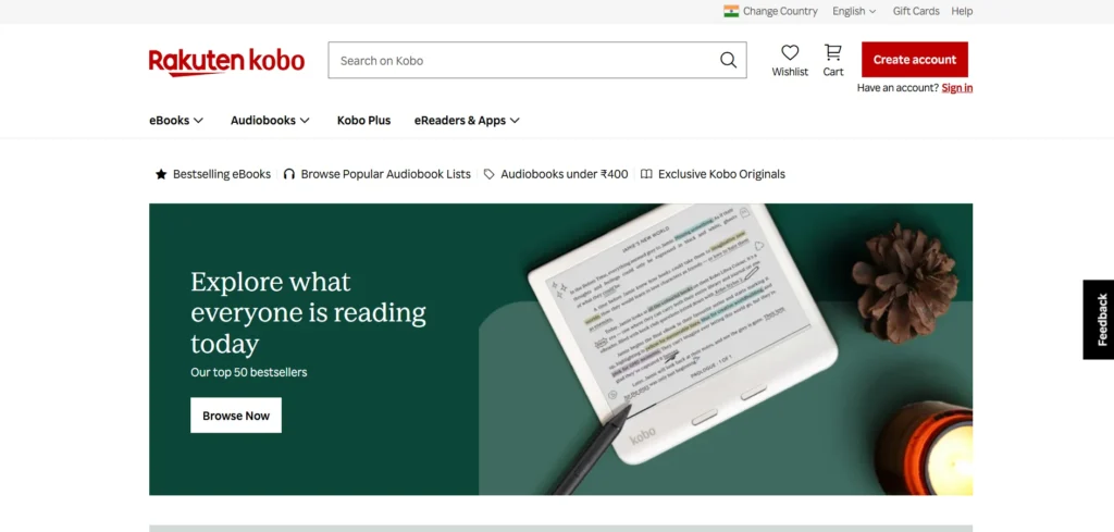 Audiobook App - Kobo Books