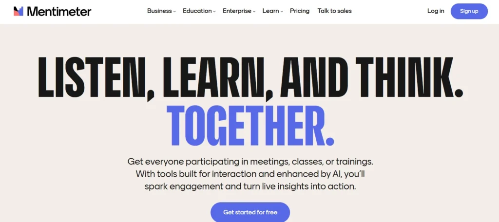 Mentimeter - Presentation Software