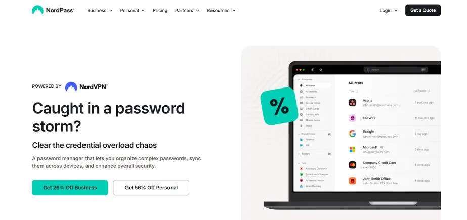 NordPass - Best Password Managers