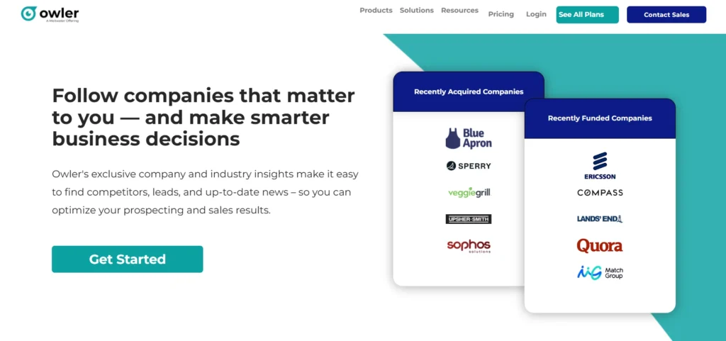 Free Competitor Analysis Tool - Owler 