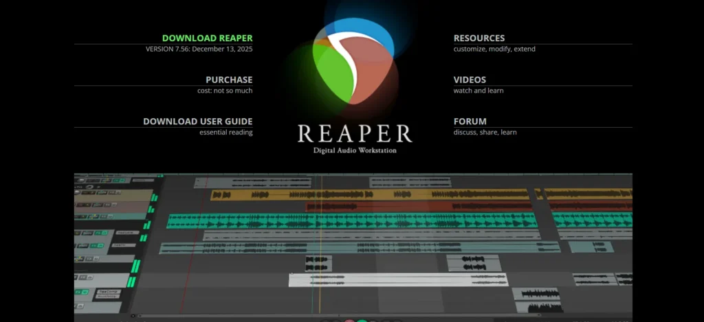 Reaper- Audio Editing Software