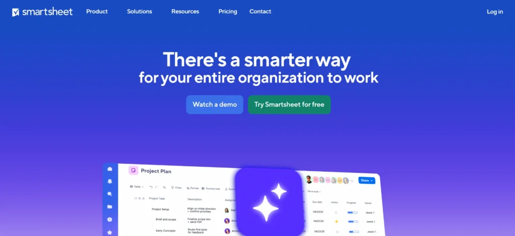 Smartsheet - Document Control Software