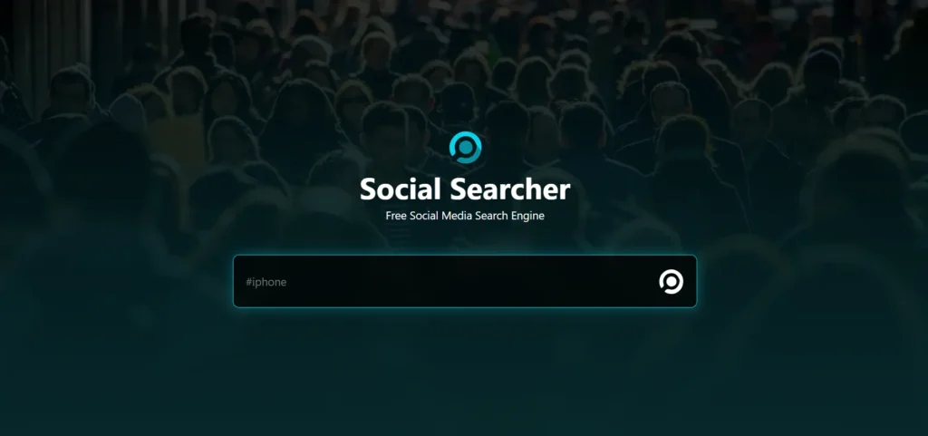 Free Competitor Analysis Tool - Social Searcher