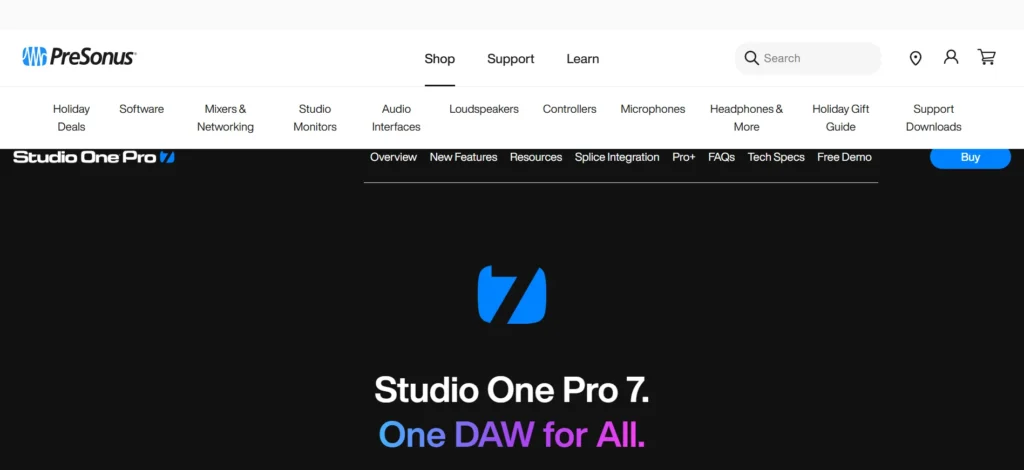 Studio One- Audio Editing Software