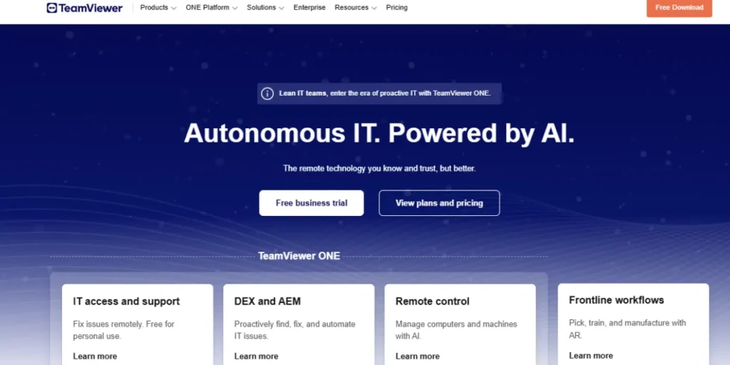  free anydesk alternatives