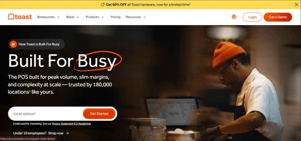Canteen Management Software- Toast 