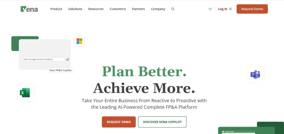 Vena Solutions - Financial Statement Analysis Tools