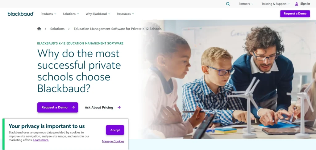 Best School Management Software
-Blackbaud Education Management