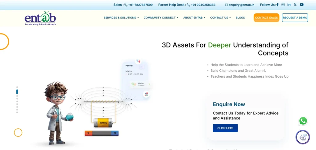 Best School Management Software
-Entab CampusCare