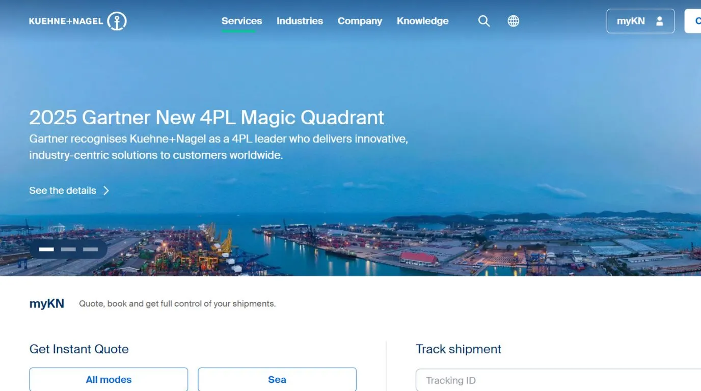 kuehne-nagel - freight forwarding companies