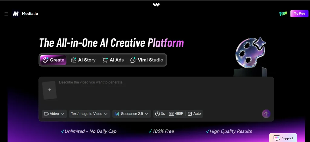 Free MOV to MP3 Converters-media io