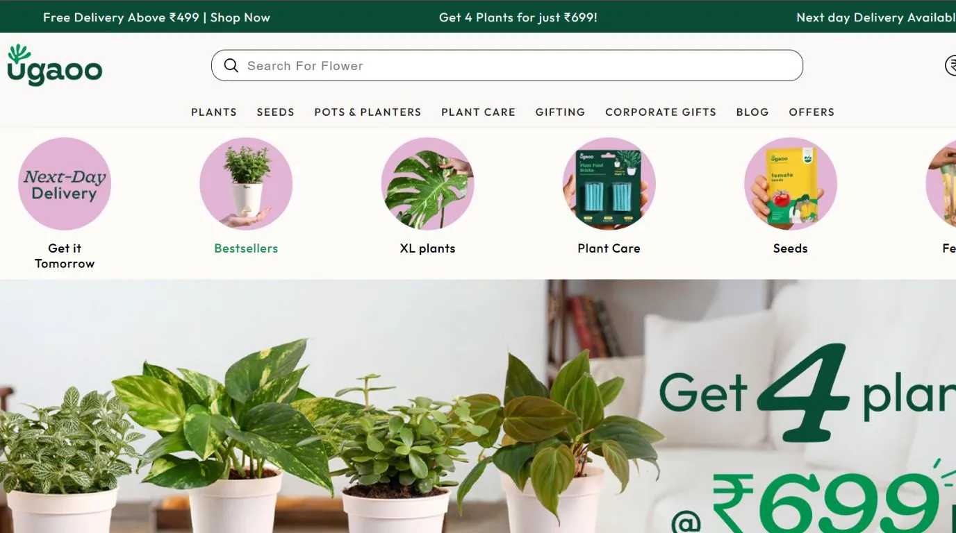 ugaoo - e commerce companies in Pune