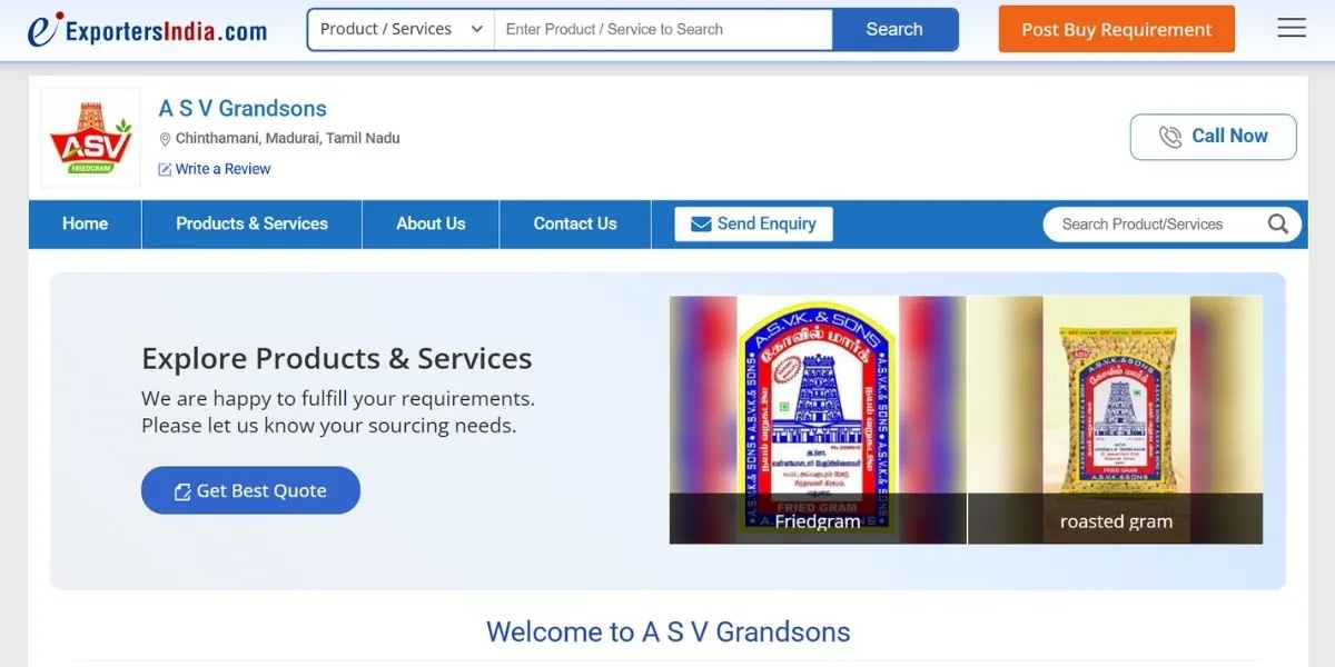 ASV - Manufacturing Companies in Madurai