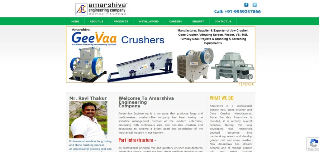 Manufacturing Companies in Hyderabad - Amarshiva Engineering Company
