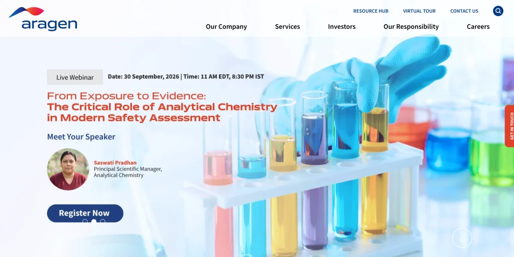 Pharma company in Vizag - Aragen Life Sciences