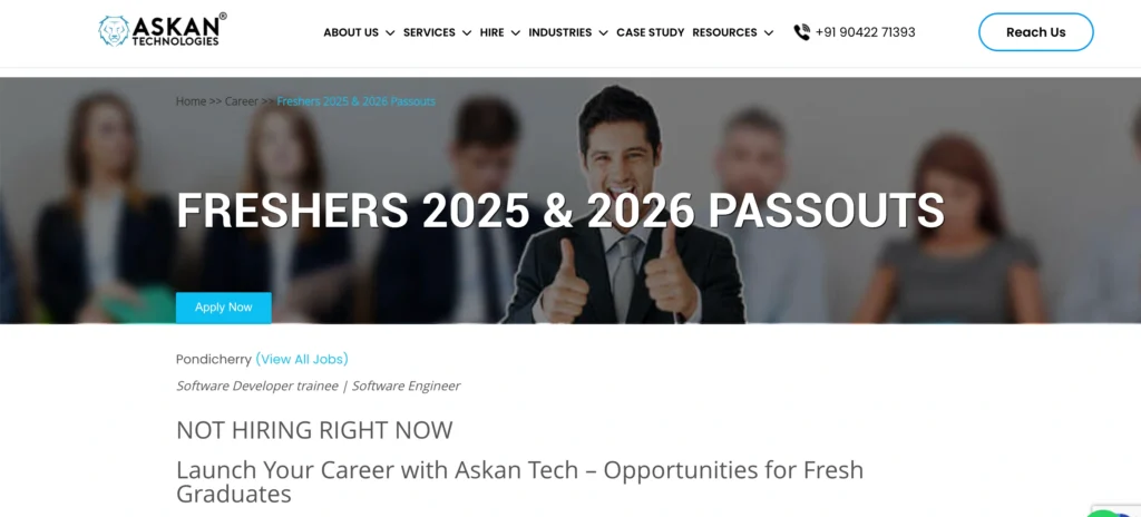 IT Company in Pondicherry - Asa‍n Technologie‍s