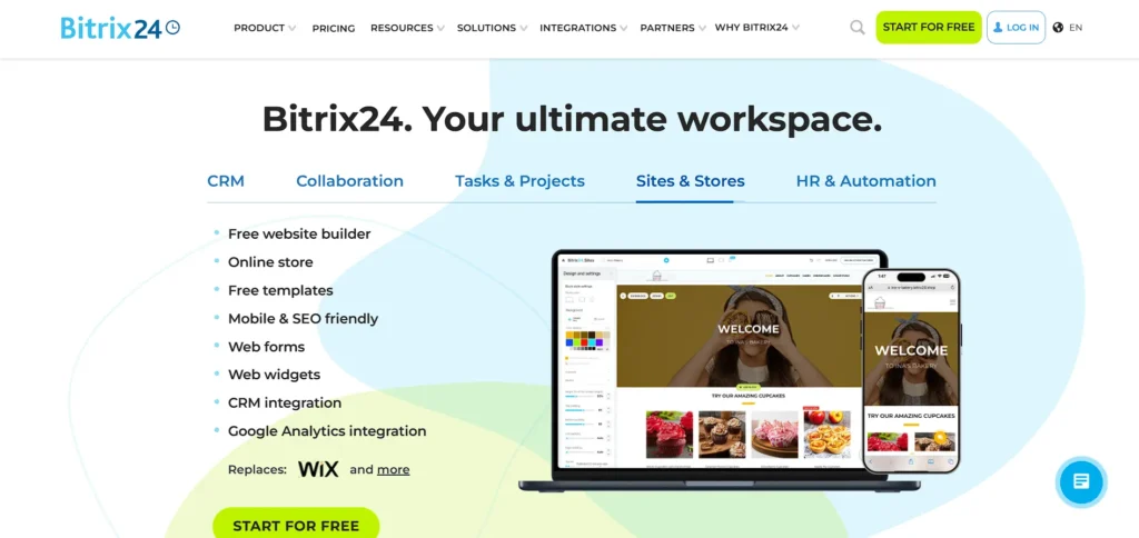 sales tracking software - Bitrix24