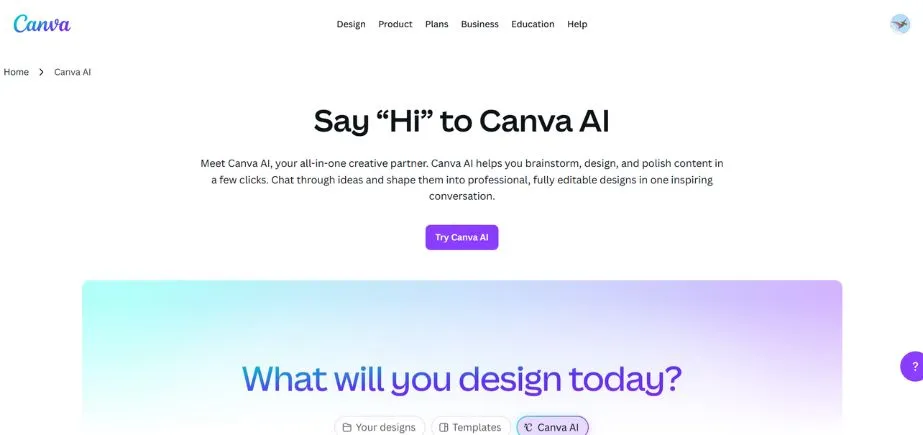 Canva AI - AI Image Generator Tools