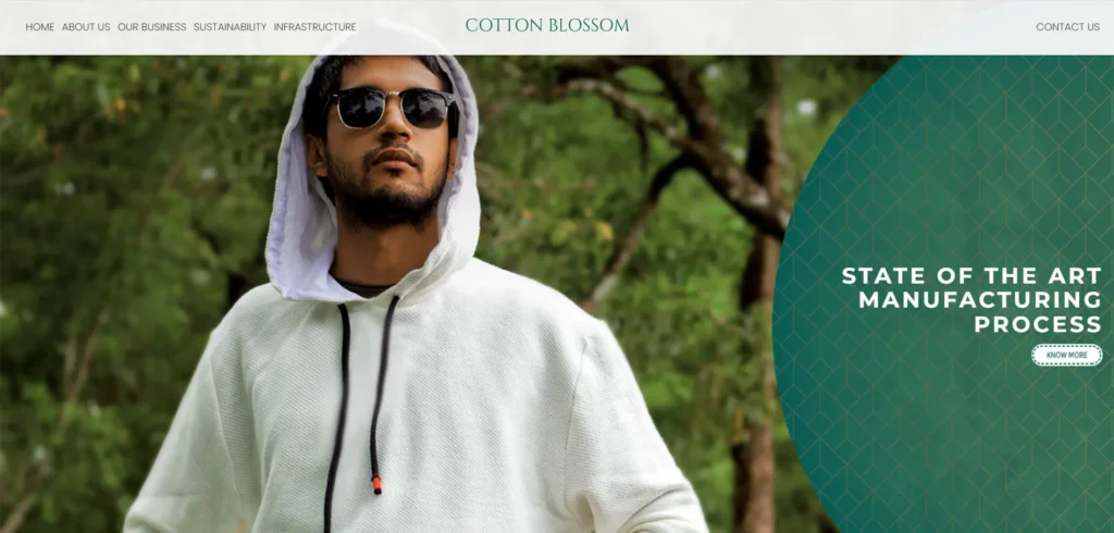 Manufacturing Company in Tirupur- Cotton Blossom (India)​ Private L​imited