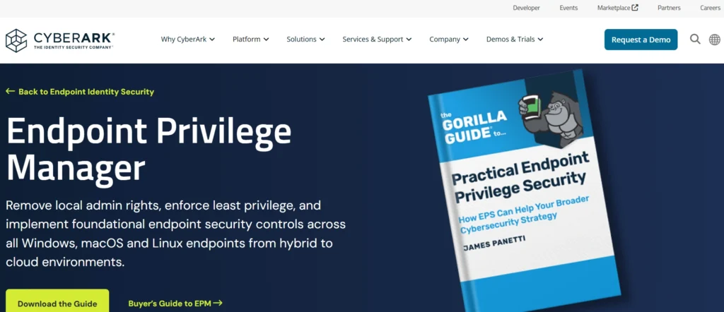 Application Whitelisting Tool
- CyberArk Endpoint Privilege Manager