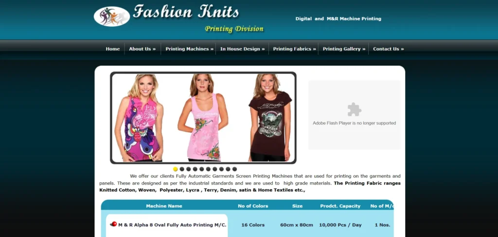 Manufacturing Company in Tirupur- Fashion Knits