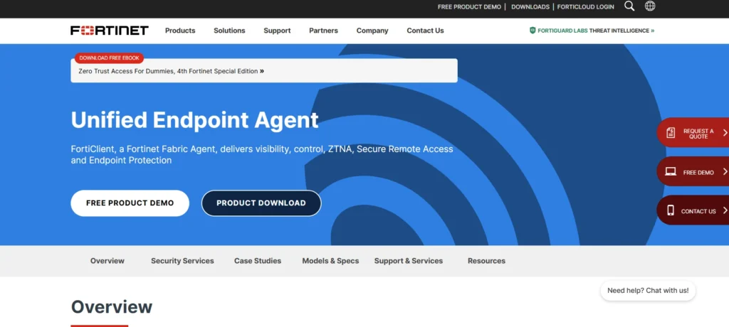 Application Control Tools
-  Fortinet FortiClient