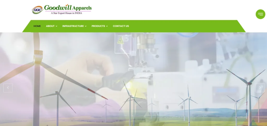  Manufacturing Company in Tirupur- Goodwill Ap‍p​arels