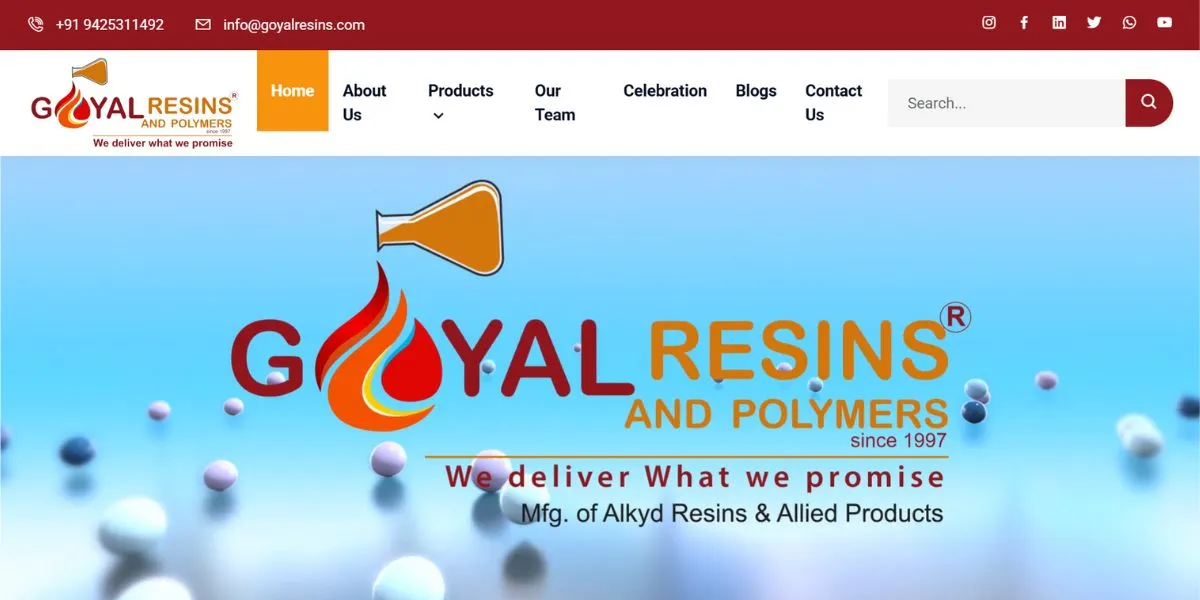 Goyal Resins - Manufacturing Companies in Indore