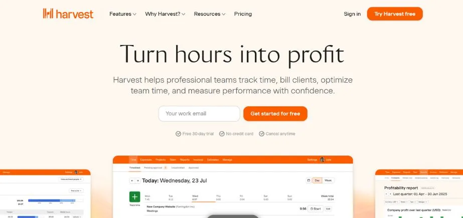 Harvest - Time Tracking Software