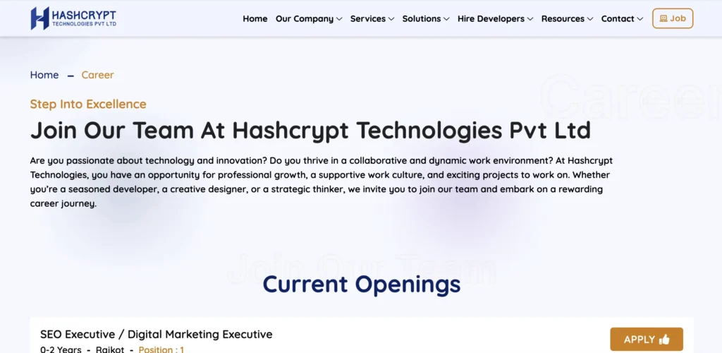 IT Company in Rajkot - Hashcrypt Technologies