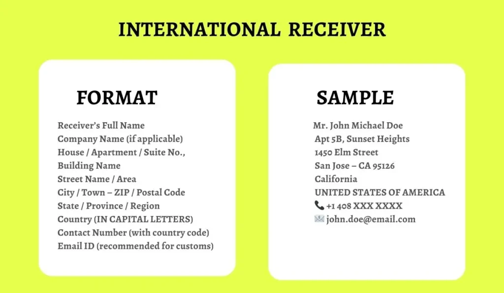 How to Write Address on DTDC Courier