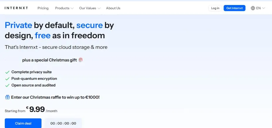 Internxt - Cloud Storage Apps