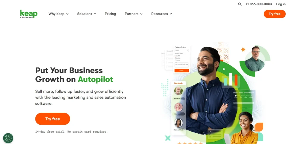 sales tracking software - Keap