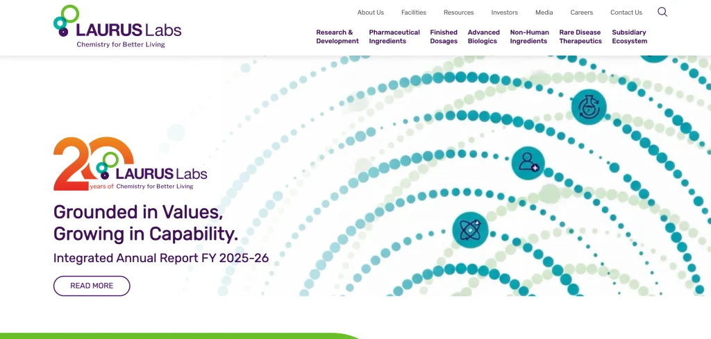 Pharma Company in Vizag - Laurus Labs