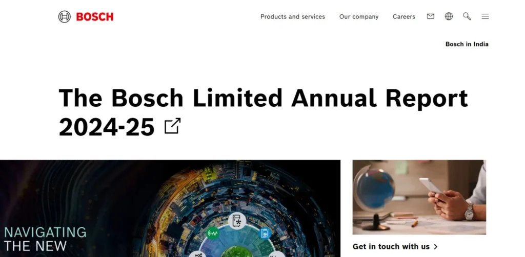 Manufacturing Companies in Peenya - Bosch Limited