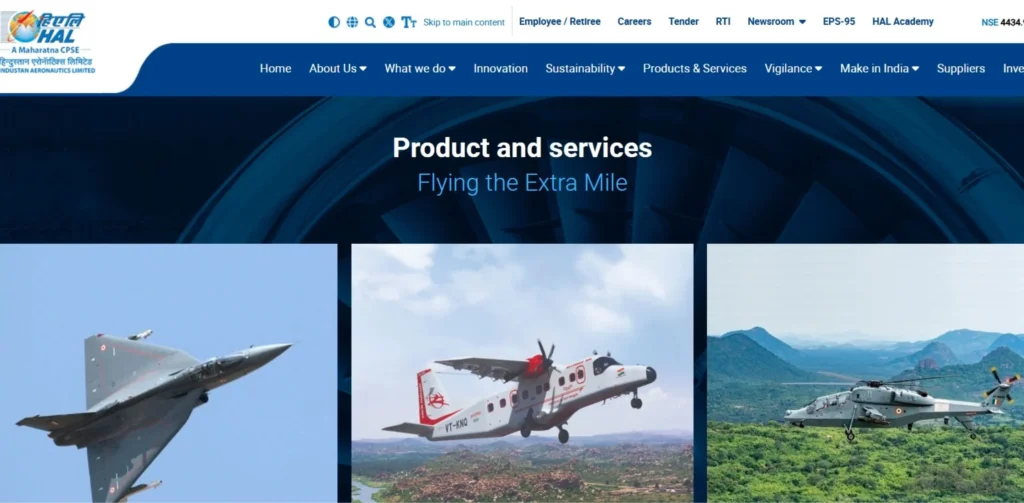 Manufacturing Companies in Peenya - Hindustan Aeronautics Limited