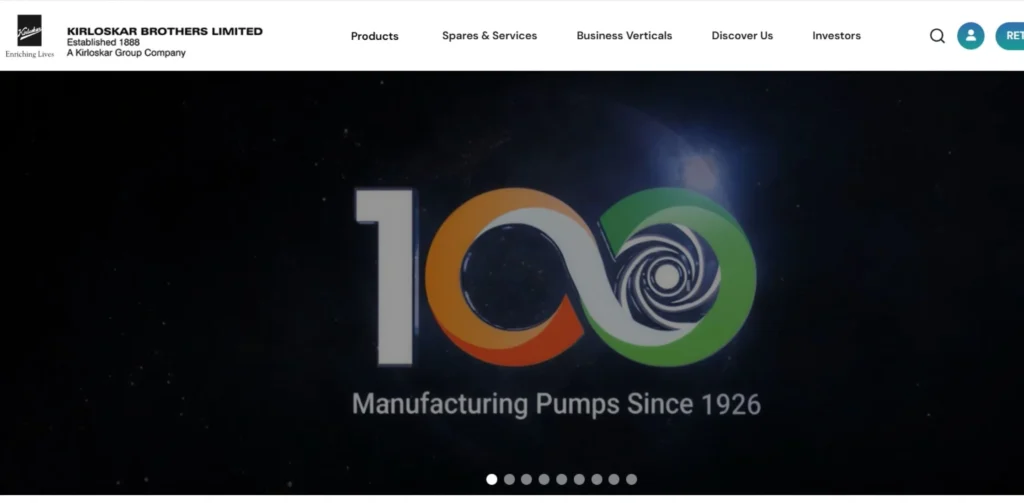 Manufacturing Companies in Peenya - Kirloskar Brothers Limited