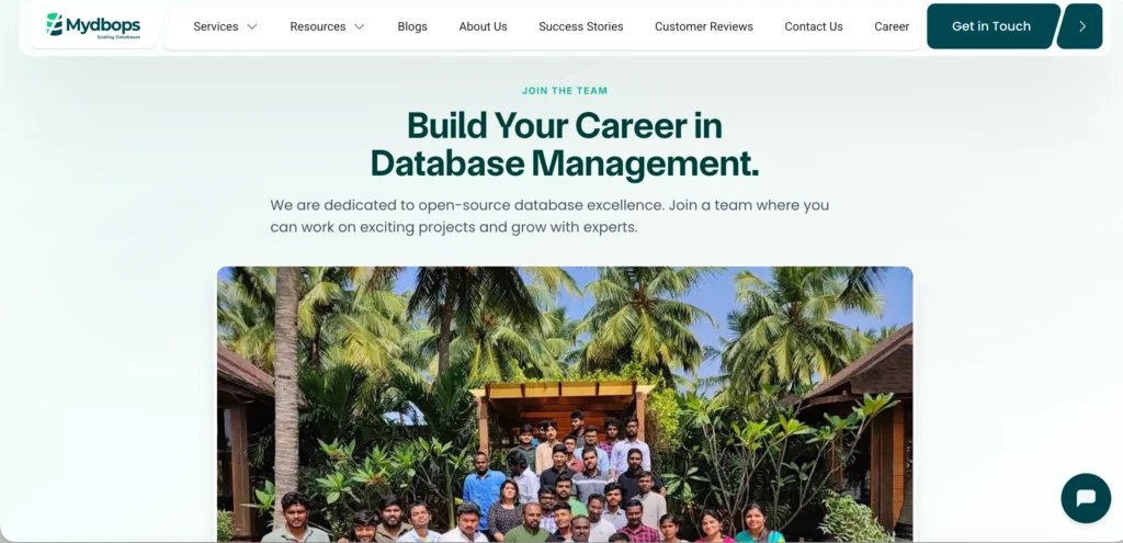 IT Company in Pondicherry - Mydbops