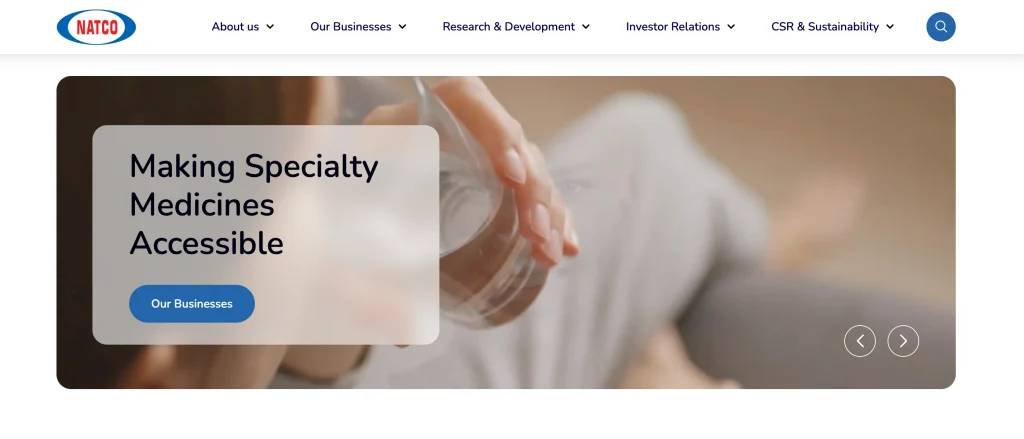 Pharma company in Vizag - Natco Pharma