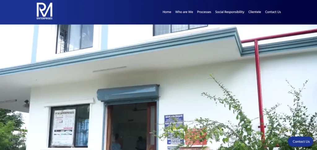 Manufacturing Company in Tirupur- RM Enter⁠prises