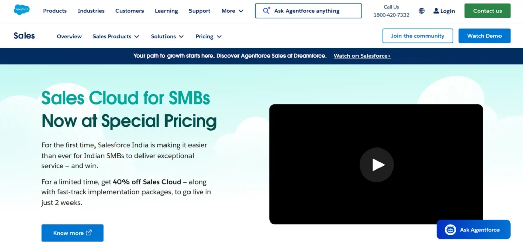 sales tracking software - Salesforce Sales Cloud 
