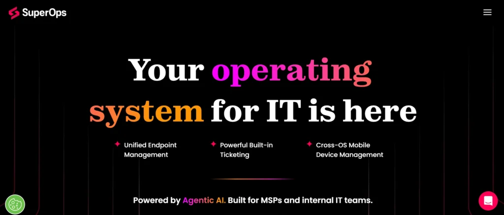 Remote Monitoring and Management (RMM) Tools
- SuperOps.ai