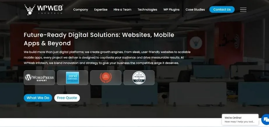 WPWeb Infotech - WordPress Development Companies